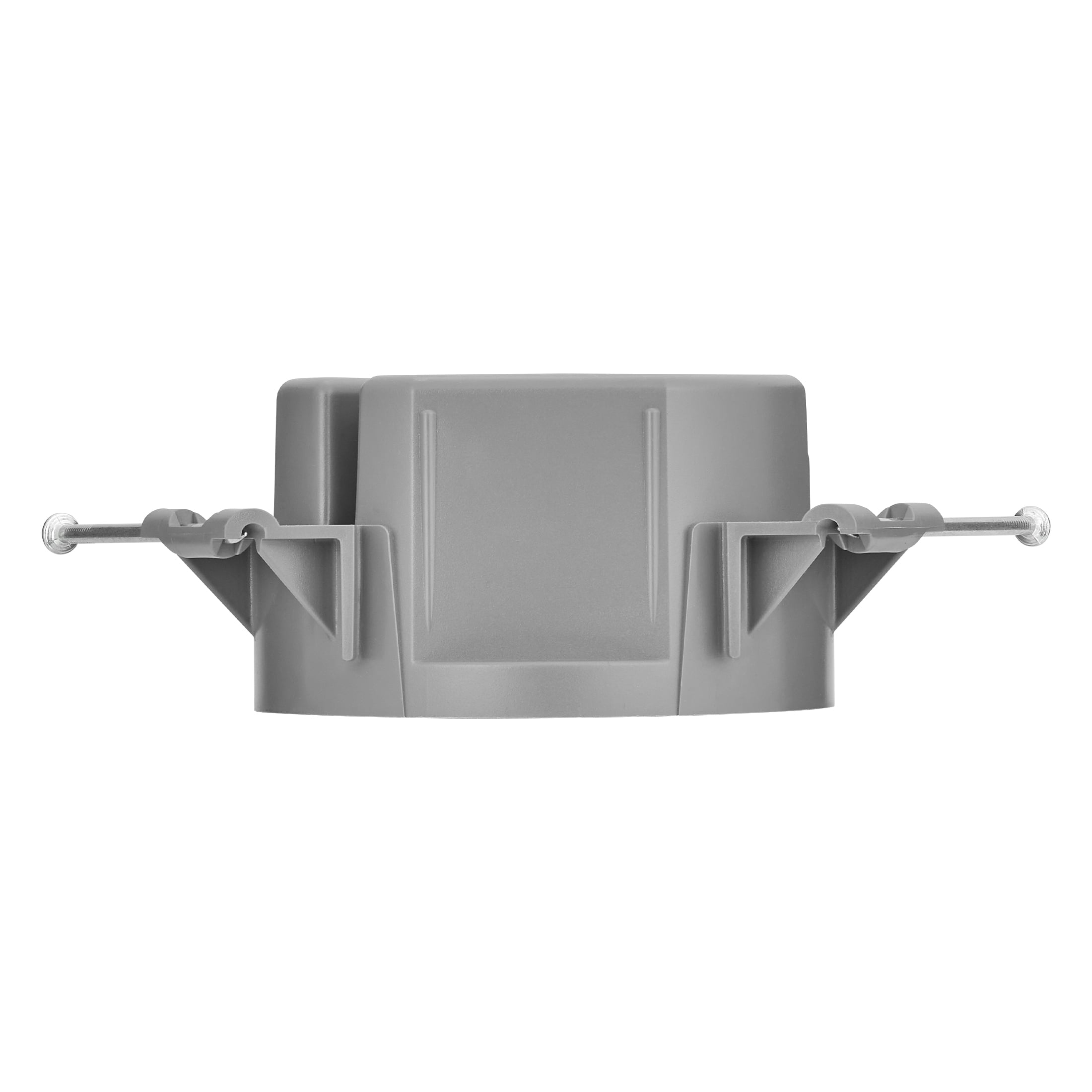 Maxxima 20.3 cu. in. PVC New Construction Ceiling Electrical Junction Box, Ceiling Box w/ Nails, ETL Listed, Gray (10 Pack)