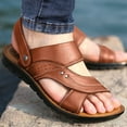 thumbnail image 2 of HBGVBA Mens Beach Sandals Breathable Thick Sole Summer Casual Outdoor Versatile Comfortable Shoes 42, 2 of 4