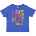 thumbnail image 3 of Inktastic Live Love Play the Trumpet Boys or Girls Toddler T-Shirt, 3 of 5