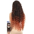 thumbnail image 2 of Shake N Go Freetress Synthetic Crochet Braids - 3X Rebel Boho Mermaid Loc 24" (Color:1B OFF BLACK), 2 of 4