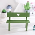 thumbnail image 3 of 1Pack Mini Park Bench Decor Maniature Garden Bench Great for Window Sill Display, 3 of 8