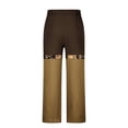 thumbnail image 4 of Pantalones largos para hombre, cintura elástica, transpirables, cómodos, suaves, informales, de playa, de poliéster., 4 of 5