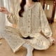 thumbnail image 2 of Pijamas de mujer de primavera y otoño de manga larga de algodón de aire engrosado sándwich estilo princesa dulce otoño e invierno ropa de casa invierno, 2 of 6