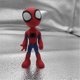 thumbnail image 1 of Figura de acción de superhéroe Spidey y sus amigos increíbles, Spiderman, Miles Morales, modelo coleccionable, juguetes para niños, regalos（Negro，, 1 of 5