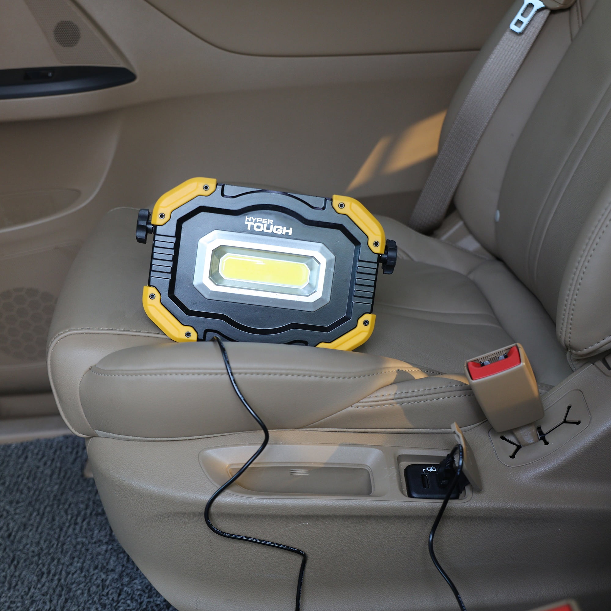 Hyper Tough 1000 Lumen LED Corded Work Light,Black Yellow,Model 7048