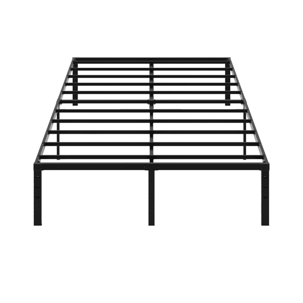 Alvantor Queen 14-Inch Heavy-Duty Metal Platform Bed Frame,No Box Spring Needed,Black