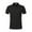 Black, variant on ZCFZJW 1/4 Button up Polo Shirts for Men Trendy Summer Short Sleeve Lapel Collar T-Shirts Casual Solid Color Moisture-Wicking Golf Daily Tops Black L