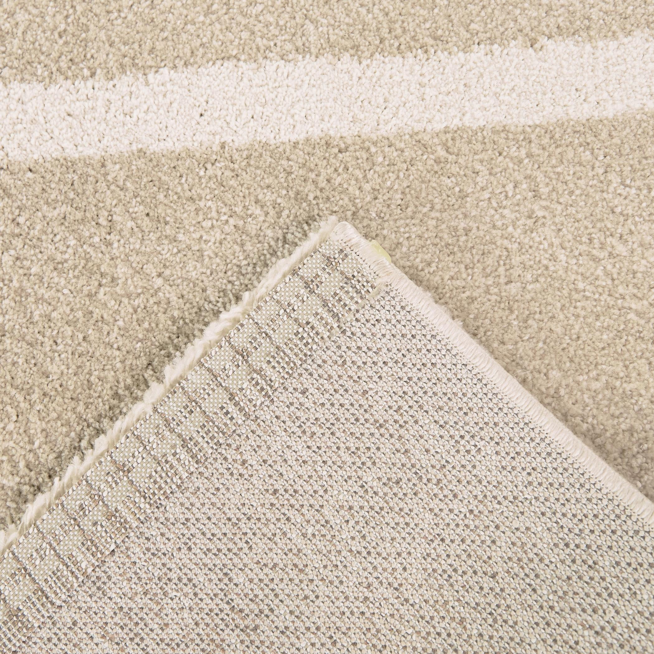 Balta Octavia Modern Organic Print Area Rug 5'3" x 7' - Tan