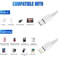 thumbnail image 6 of Charger Cable 10ft Charging Cord,3-Pack USB C to L Cable Compatible with iPhone 14/13/12/11/Pro/Max/Mini/XR/XS/X/8/SE iPad AirPods Case, 6 of 7
