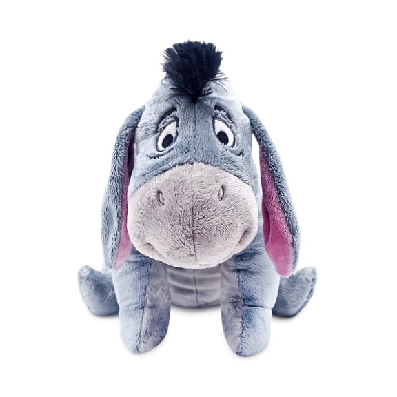 Disney Store Official Eeyore Medium Soft Toy for Kids, Cuddly Character with Fuzzy Texture and Embroidered Details, Floppy Ears and Tail, Disney Plushy Suitable for All Ages