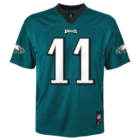 Custom Replica Away Jersey - Carson Wentz Philadelphia Eagles Youth NFL Mid Tier Replica Jersey