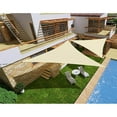 thumbnail image 4 of Sun Shade Sails 12' x 12' x 12' Triangle Waterproof UV Block Canopy for Patio Backyard Lawn Garden, 4 of 6