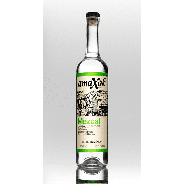 Mezcal Amaxak Joven Espadin Papalote 750 ml Vid Mexicana Mezcal