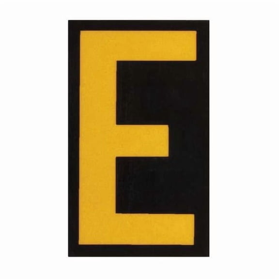 Brady LetterLabel,1-7/8inH,1-3/8inW,PK25 5890-E