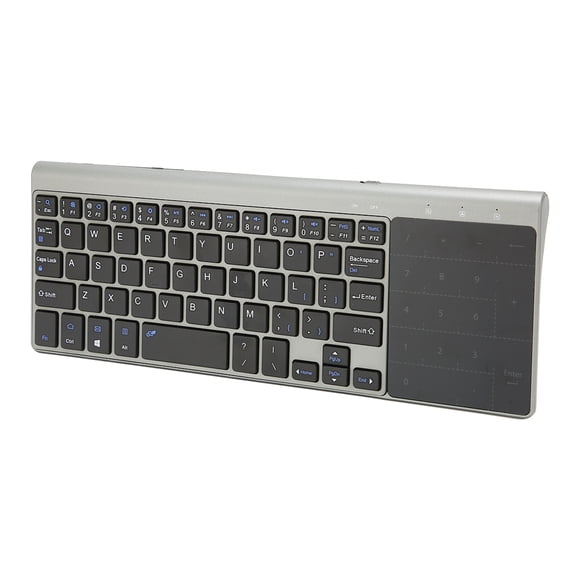 Wireless Keyboard Touchpad, Sensitive Touchpad Smart Power Saving Wireless Keyboard Plug and Play  for Laptop for TV Box for Computer