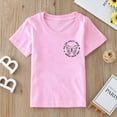 thumbnail image 6 of Huesdet Toddler Boys Short Sleeved T Shirt Casual Solid Basic T-Shirt Kids Soft Tee Shirt(Pink,12-24 Months), 6 of 7