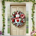 thumbnail image 5 of Loyerfyivos Winter Christmas Day Photo Background Party Decoration Door Curtain Hanging Cloth Flag, 5 of 6