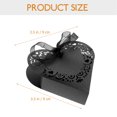 thumbnail image 2 of unbranded 50Ud Cajas De Papel Para Dulces Negras Con Hueco Ideal Para Fiestas Y En Casa, 2 of 7