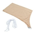thumbnail image 3 of Sun Shade 2x3m Quadrangle Beige Wear Resistant Durable Polyester Waterproof Widely Used Portable Lightweight Shade Sail, 3 of 5
