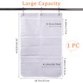 thumbnail image 2 of Oxford Cloth and Polyester Mesh Shower Organizer 6 Pockets Hanging Storage Bags White 67x43x0.3cm Diy, 2 of 6