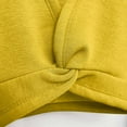 thumbnail image 6 of ShomPort Crop Tops for Girls V-Neck Long Sleeve Fleece Lined Twist Front Cotton Lightweight Wrap Tops Comfy Pullover Sweater, 6 of 7