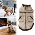 thumbnail image 2 of TIELUTT Winter Warm Vest Lined Coat with Leash Ring & Pet Clothes Hangers and Rack Pet Clothes Hangers for Small Dogs Pet Clothes Closet Pet Clothes Hangers for Closet Pet Clothes for Small Dogs Fema, 2 of 8