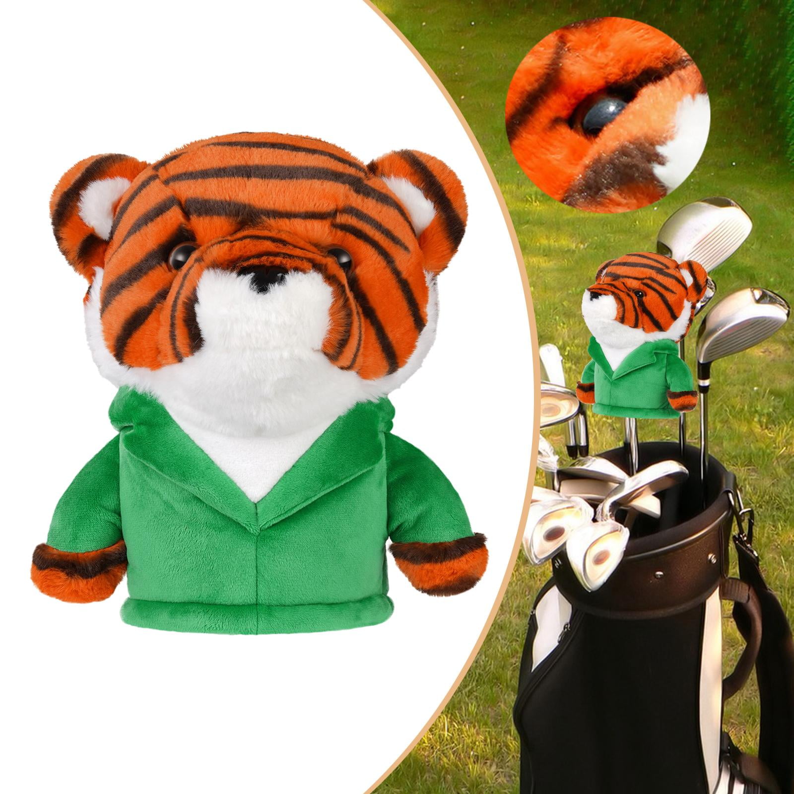 funtasica Tiger Driver Head Cover Golf Club Head Cover Cute Anti Scratch Universal Protection Sleeve Funny Golf Headcover Present