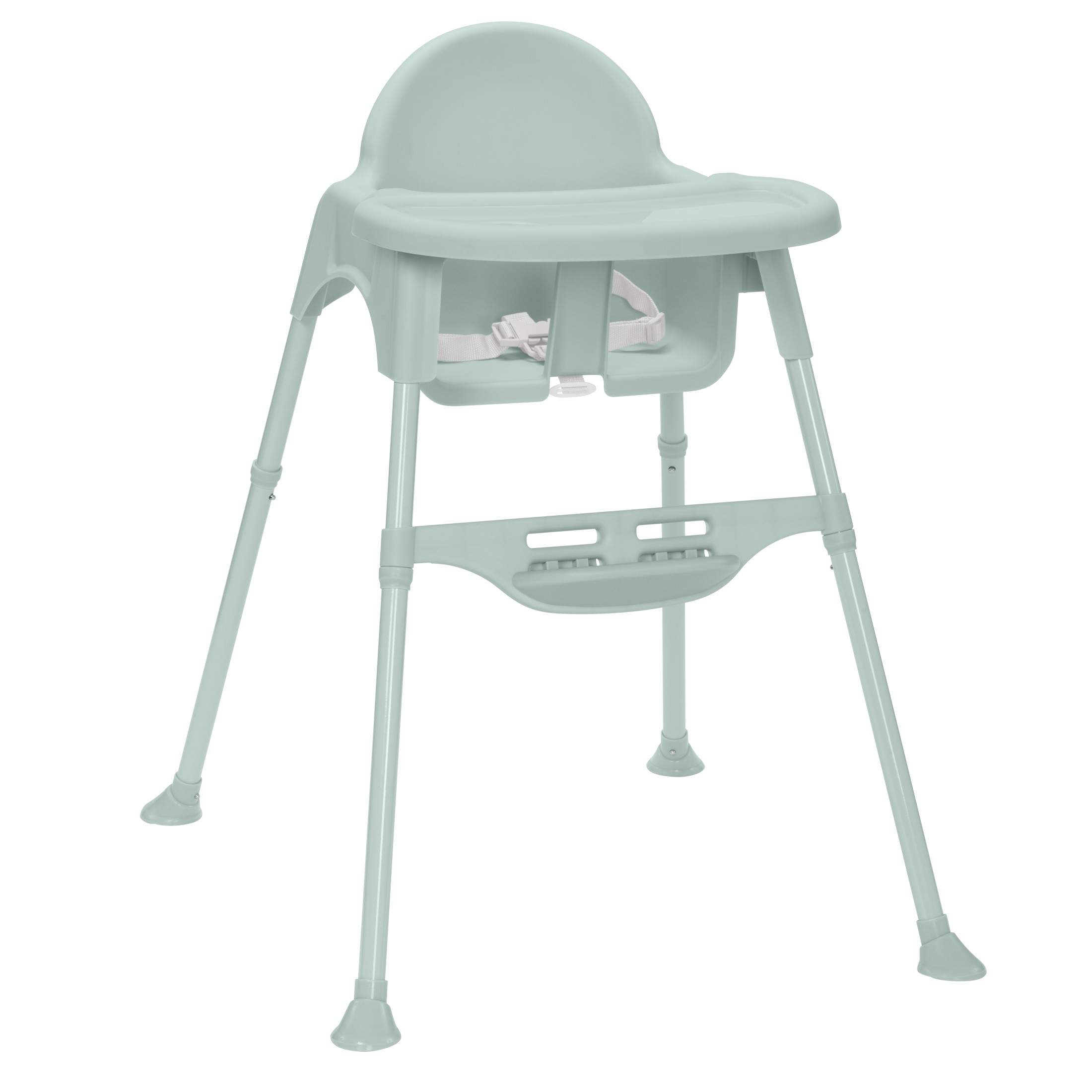 Babideal High Chair with Tray & Harness, Soft Sage photo 8