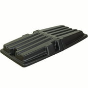 Box Partners Domed Tilt Truck Lid 1 1/2 Cubic Black 1/Each RUB159L