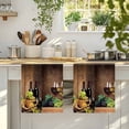 thumbnail image 4 of Red Wine Kitchen Towels Set of 2, Grapes Glasses Country Wooden Farmhouse Absorbent Dish Towels for Kitchen, Microfiber Hand Towel, Quick Drying Tea Towel for Cleaning Decorative Dishcloths, 4 of 7
