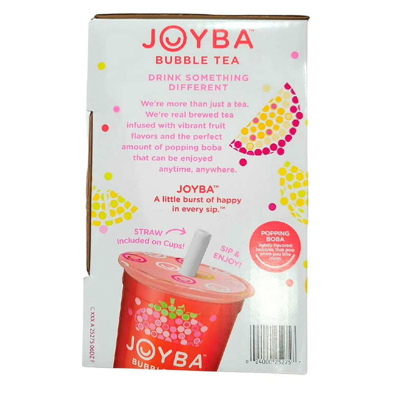 JOYBA Mango Passion Fruit Green Bubble Tea - 4pk/12 fl oz Cups