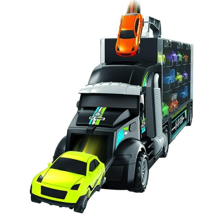 Pidoko Kids Transport Car Carrier Truck - Includes Accessories - Limited Edition Toy Play Set or Gift for Boys and (Best Limited Edition Cars)