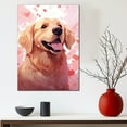thumbnail image 3 of Golden Retriever Dogs Wall Art, Lovely Dog Canvas Art, Home living room décor, Pets Canvas - Dog Gift Valentines Day for Him and Her, 3 of 4
