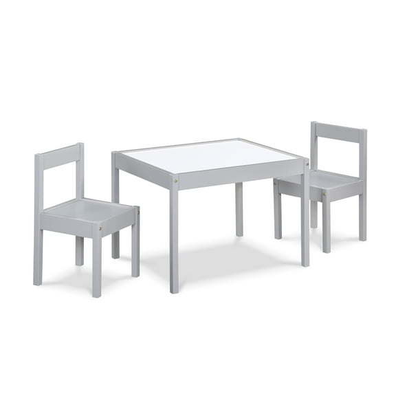 Arlopu Kids Table and Chair Set with Blackboard and Storage Space for ...