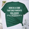 thumbnail image 6 of WREESH Womens Fashion T-Shirts Summer Comfortable Round Neck Printing Short Sleeve Tops Blouse T-Shirt Pullover Green, 6 of 6