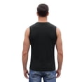 thumbnail image 4 of Domuza Mens Tank Tops Quick-Dry Athletic Stretch Sleeveless Running Muscle Shirt for Gym Beach & Casual Summer Black XS, 4 of 6