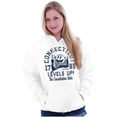 thumbnail image 4 of PACMAN Connecticut State Levels Up Hoodie Sweatshirt Women Men Brisco Brands S, 4 of 6