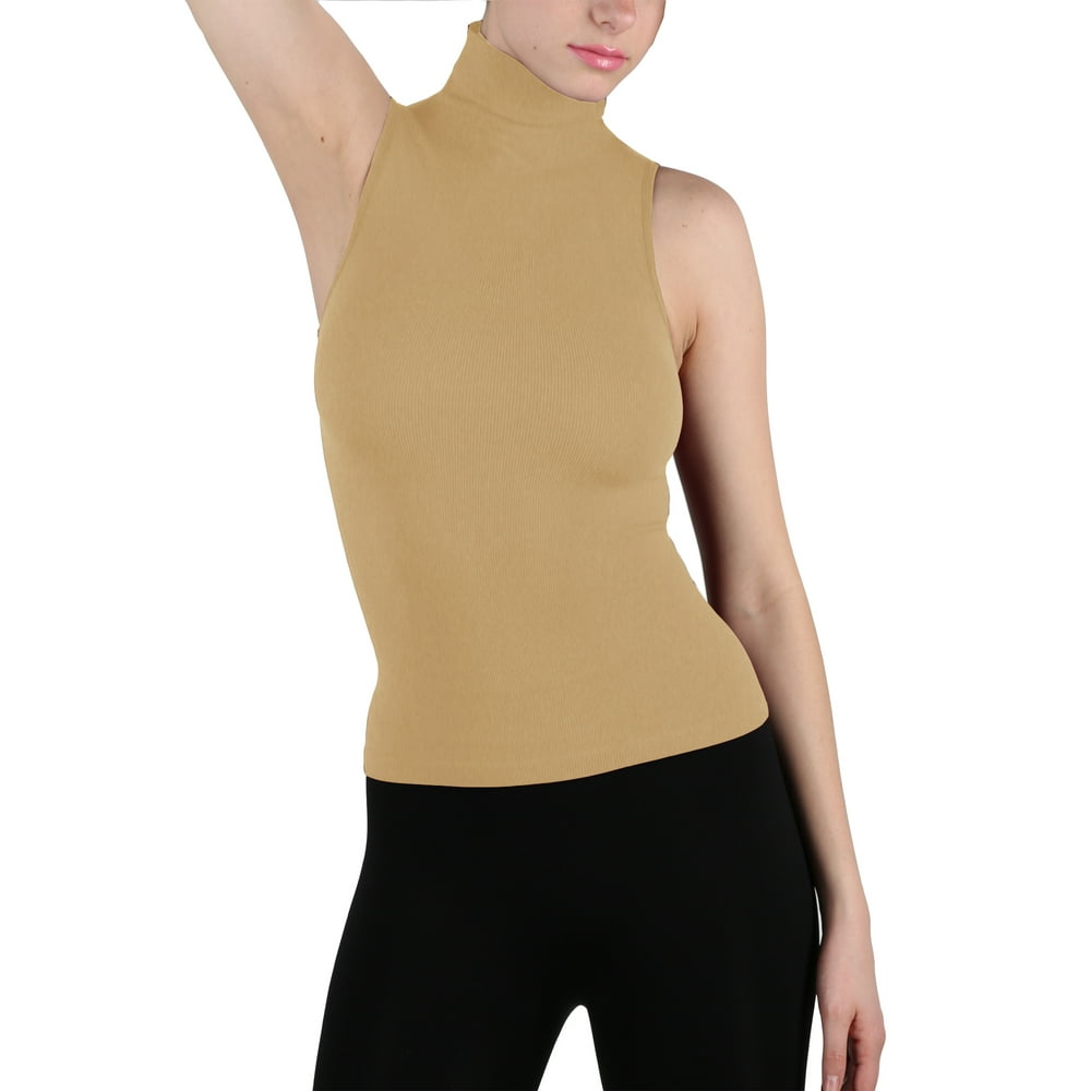 tan turtleneck