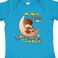 thumbnail image 4 of Inktastic My Nana Loves Me to the Moon and Back Boys or Girls Baby Bodysuit, 4 of 5