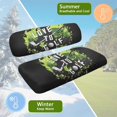 thumbnail image 6 of Pzuqiu Love Golf Golf Cart Seat Cover Breathable Universal Golf Cart Seat Blanket for 2-Passenger Club Car Seats Keeps Seats Clean and Comfortable, 6 of 7