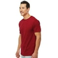 thumbnail image 3 of M&O Gold Soft Touch T-Shirt 4800, T-Shirt for Men, Men's Short Sleeve, Unisex Fit, Cardinal Red, M, 3 of 5