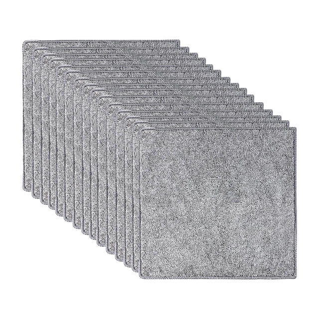 Paño de limpieza de microfibra Trapo de limpieza absorbente Paño de cocina lavable para lavar 15 piezas