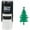 Tree, variant on Snowflake Stamp / 2000 Plus Small Round Self Inking Winter Snow Stamper / 9/16" Black Ink Imprint Christmas Stamp / Holiday Craft Stamp / Made In The USA