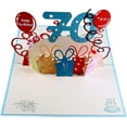 thumbnail image 3 of iGifts and Cards Happy 70th Birthday with Lots of Presents 3D Pop up Greeting Card - 70th Birthday, 3 of 5