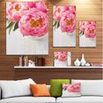 thumbnail image 3 of Fleurs de Pivoine Roses en Pleine Floraison - Impression d'Art Floral sur Toile, 3 of 4