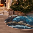 thumbnail image 5 of Balery Iceberg Bald Eagle Printed Christmas Tree Skirt , Merry Christmas Party Christmas Tree Decoration,Adjustable Tree Skirt-30", 5 of 6