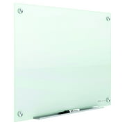 Quartet® Infinity Magnetic Glass Marker Board, 24" x 18", White Surface G2418W