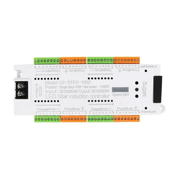 Stair Light Controller Kit Automatic Stairway Lighting Indoor DC 12V 24V For Stairs Flexible Strip LED Motion Sensor 32 Channels
