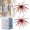 Red, variant on SHENGLUO Floating Sea Urchin Soft Lure TPR Finesse Bait Realistic Creature Bait for Bass Fishing Drop Shot and Neko Rig Realistic Multi Species Fishing Tackle