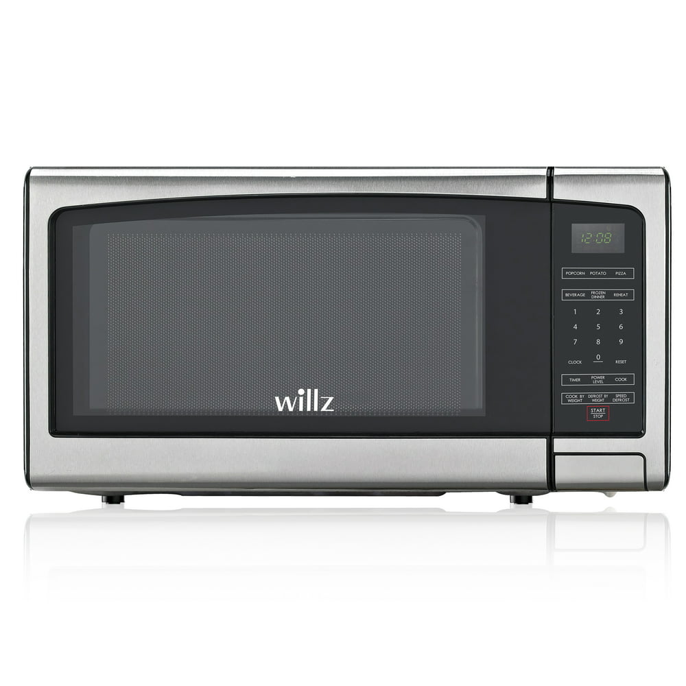 Willz WLCMJ411S2-10 1.1 Cu.ft Countertop Microwave Oven with 6 Cooking